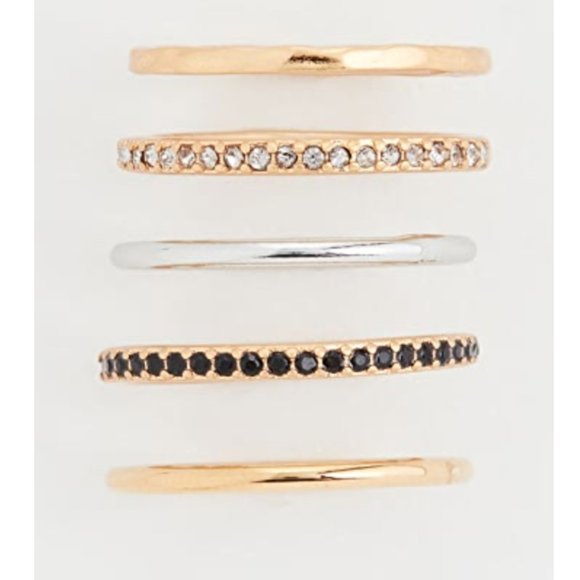 Madewell Jewelry - Madewell Filament Stacking Rings